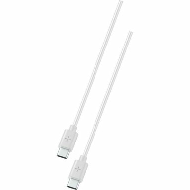 PLOOS Kabel, USB-C na USB-C, 100cm, bijeli