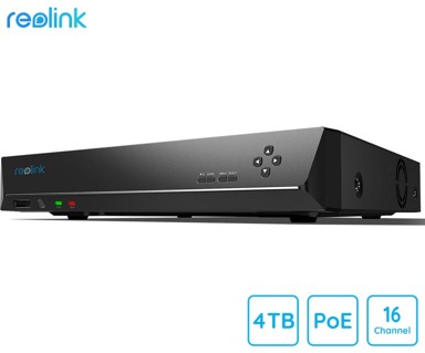 REOLINK Jedinica za snimanje RLN16-410, 4TB, do 16 kamera, do 12TB, 24/7, PoE
