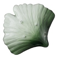 IXIA Stakleni ukrasni pladanj 31x33 cm Gingko