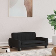 Krevet za pse od tkanine, 70 × 45 × 30 cm, crna