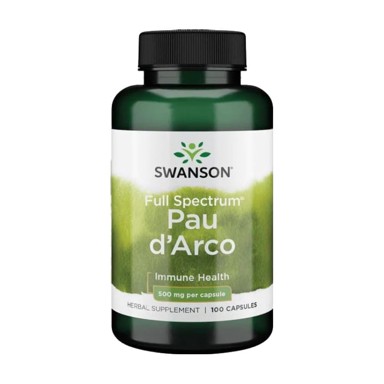 SWANSON Pau d’Arco, 500 mg, 100 kapsula