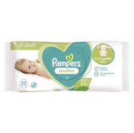 PAMPERS Vlažne maramice, Sensitive, 1 pakiranje, 52 kom
