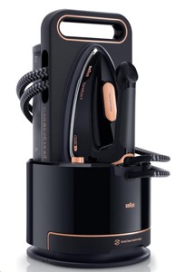 BRAUN Parna postaja IS9090BK 2700 W 750 g/min 9 bara, crna