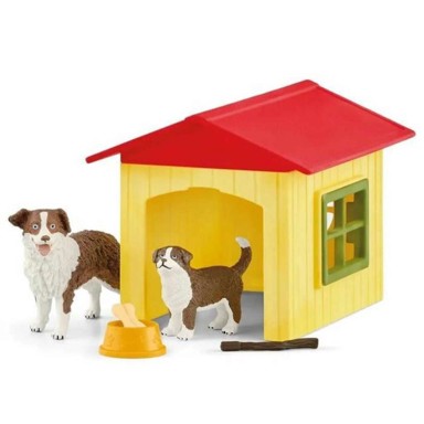 SCHLEICH Friendly Dog House playset, smeđa