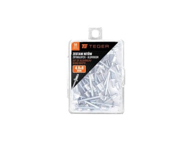EG Set aluminijskih slijepih zakovica (4,8x8 mm), 50 kom.