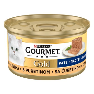 GOURMET GOLD Hrana za životinje MOUSSE PURETINA, 85 g