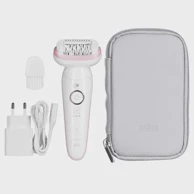 BRAUN Epilator, Silk-épil 9, zlatna, bijela, 40 pinceta