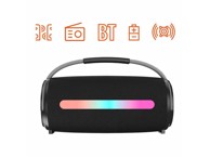 MANTA Bluetooth zvučnik SPK140GO (BT 5.3, 20W, FM, RGB), crna