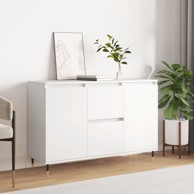 Komoda bijela 104x35x70 cm od konstruiranog drva