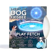 SATZUMA Frizbi za pse, svjetleći