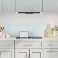 Kuhinjske zaštite od prskanja, 2 kom, staklene, bijele