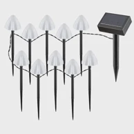 RABALUX Skadar solarna svjetiljka led 2/crna/ip44/1lm ra77007