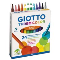 FILA Školski flomaster Giotto Turbo Color, 24 boje, blister