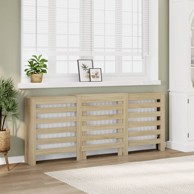 Pokrov za radijator, 205x21,5x83,5 cm, hrast sonoma