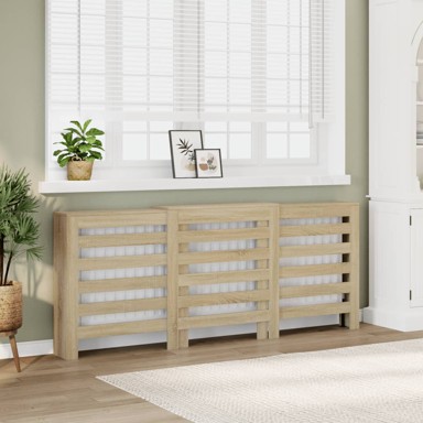 Pokrov za radijator, 205x21,5x83,5 cm, hrast sonoma