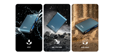 SILICON POWER Vanjski tvrdi disk Armor A80, 2 TB, USB A 3.2 Gen 1