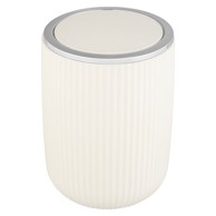 WENKO Krem bijela kanta za otpatke Agropoli, visine 20 cm
