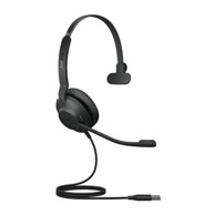 JABRA Slušalice Evolve2 30 SE MS, crne, on-ear, Mono, USB-A