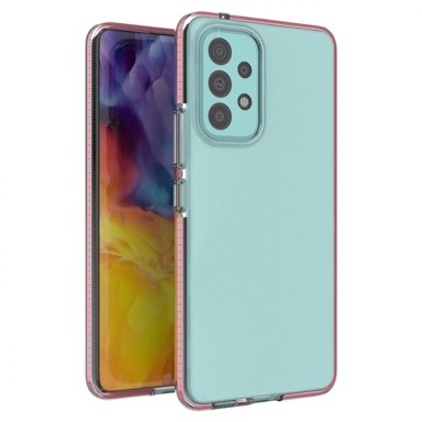 MG Silikonska maskica za Samsung Galaxy A73, Spring Case, svijetlo roza