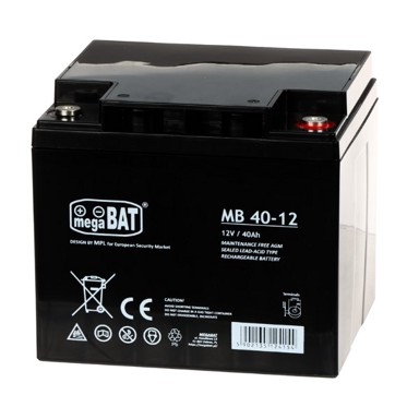 MEGABAT Baterija za UPS MB 40-12, crna