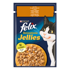 FELIX SENSATIONS Hrana za mačke Jellies s piletinom u želeu s mrkvom, 85g