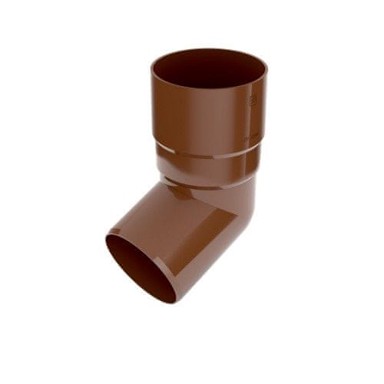 Koljeno za odvodnu cijev 110 mm, smeđe, C 63-142