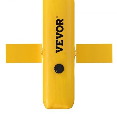 VEVOR Pregrada za poplave, 732x25.4x15.3 cm, žuta