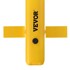VEVOR Pregrada za poplave, 732x25.4x15.3 cm, žuta
