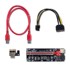 QOLTEC PCI-E Riser 1x - 16x, USB 3.0, ver. 009S Plus, SATA / PCI-E