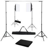 Komplet fotografske opreme sa svjetlima softbox i pozadinom bijela 500 x 300 cm