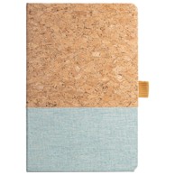 STRICKER Notes A5 Klee 93277124, crte, 96 L, šamoa, pluto i tkanina, svijetloplavi