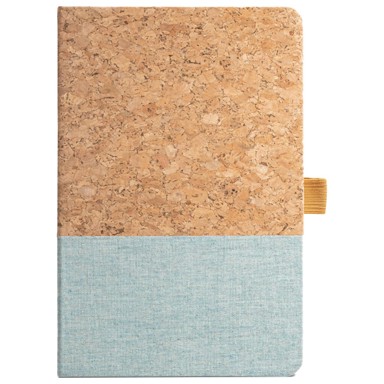 STRICKER Notes A5 Klee 93277124, crte, 96 L, šamoa, pluto i tkanina, svijetloplavi