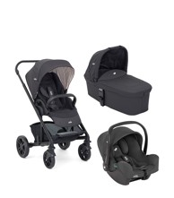 JOIE Dječja kolica 3u1 Chrome, košara, autosjedalica i-Snug2, antracit