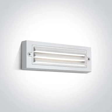 Zidna svjetiljka, LED, 6W, 3000K, Dark Light, IP65, DM67502A/W/W, bijela