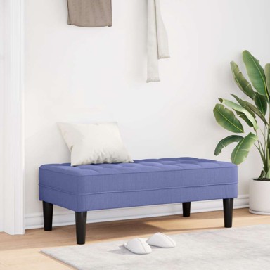 Klupa, 113x57x39 cm, traper, plavA