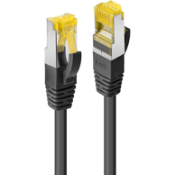 LINDY Mrežni kabel 47624 Cat6a U/UTP, 1 m, crni