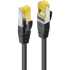 LINDY Mrežni kabel 47624 Cat6a U/UTP, 1 m, crni