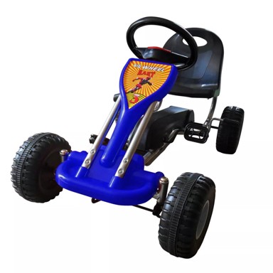Go Kart auto s pedalama, plavi