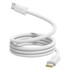 BASEUS Pleteni magnetski USB-C kabel, 1 m, 100 W, bijeli