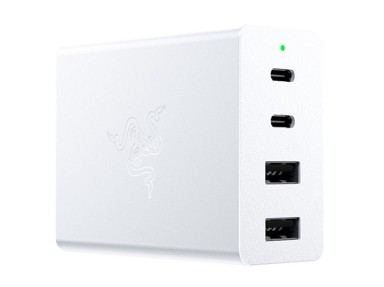 RAZER Zidni punjač, bijeli, 4-portni, USB-C, 130W
