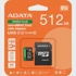 ADATA Memorijska kartica Speed Plus microSDXC, 512GB, UHS-I U3, Class 10, V30, A2