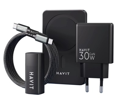 HAVIT Charging kit, 5000 mAh, crno-sivi