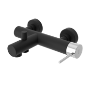 SAPHO Zidna slavina za kadu Ultramix, crna mat/krom