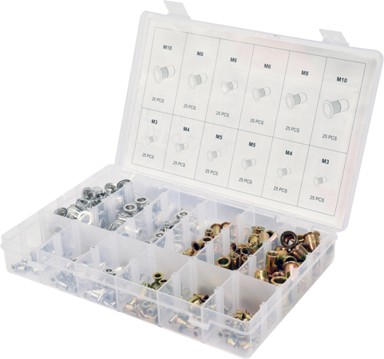 TOYA Set zakivnih matica YT-36480, M3–M10, 300 komada, čelične i aluminijske