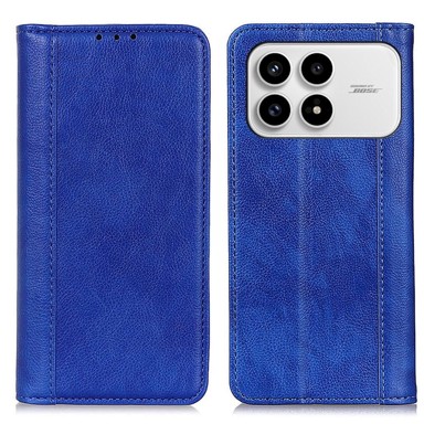 Preklopna futrola za Xiaomi Poco F8 Pro, koža, plava