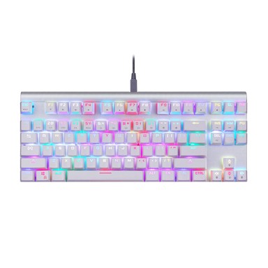 MOTOSPEED Mehanička gaming tipkovnica CK101 RGB, bijela