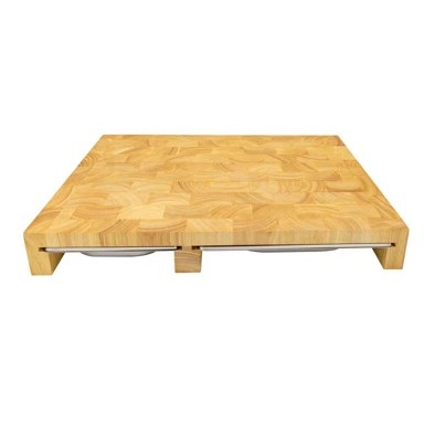 CONTINENTA Daska za rezanje 4028, drvo, 50 x 32,5 x 8 cm, smeđa