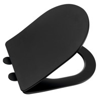 SAPHO WC sjedalo PACO Slim Soft Close, crna mat