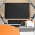 SONGMICS Stepenice s 2 stepenice, 89 x 45 x 127 cm, sive