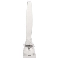 Skulptura Polu Propeler, 26x26x110 cm, aluminij, srebrna